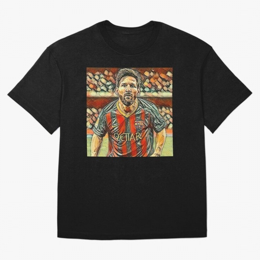 Messi art Classic T-Shirt Honor Football Greatness during Match Day Hype around FIFA World Cup 2026, Cristiano Ronaldo, Haaland and CR7, Netherlands, Retro Football Energy, Iconic Rivalries, Trophy Chase Drama and Stadium Atmosphere; Built for