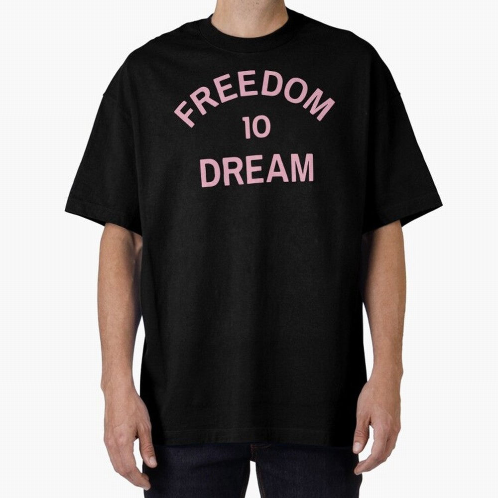 Freedom 10 Dream Oversized T-Shirt Bring Supporter Culture to Match Day Hype around FIFA World Cup 2026 USA Canada Mexico, Mbappe and Neymar, Spain, Match Day Excitement, Supporter Culture, Golden Goals and Global Football Passion; Ideal for