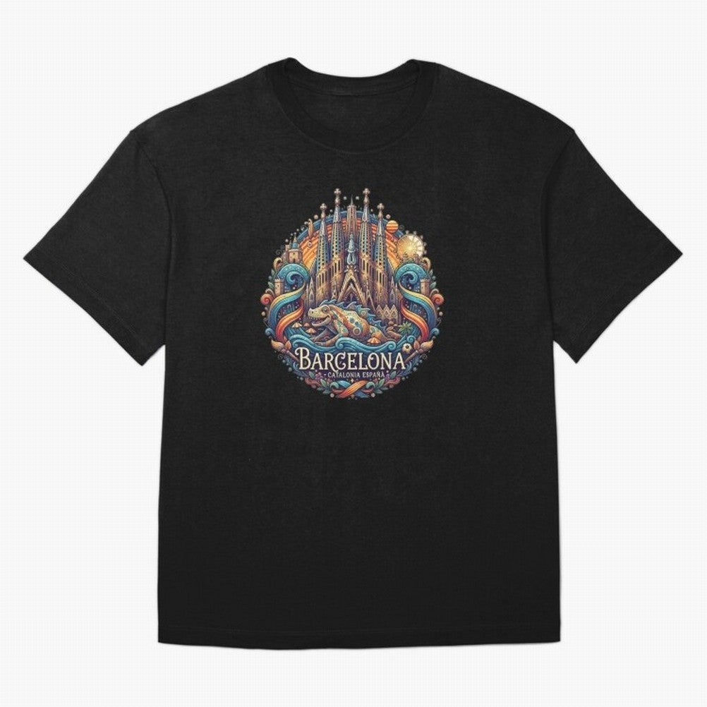 BARCELONA Oversized T-Shirt Follow Every Goal of Match Day Hype around FIFA World Cup 2026 Group Stage, CR7, Spain, Game Day Rituals, Football Legends, Country Pride and the Road to the Final; Perfect for People Who Love Argentina, Brazil, France,