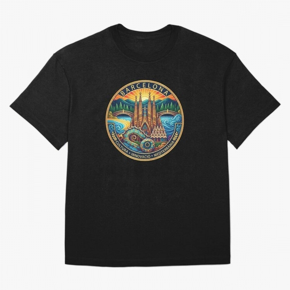BARCELONA Oversized T-Shirt Join the Countdown to FIFA World Cup 2026 Group Stage for Fans of Neymar, Haaland and Cristiano Ronaldo and Portugal, Bringing Worldwide Fan Energy, Dramatic Goals, Stadium Lights and Championship Celebrations; Made for