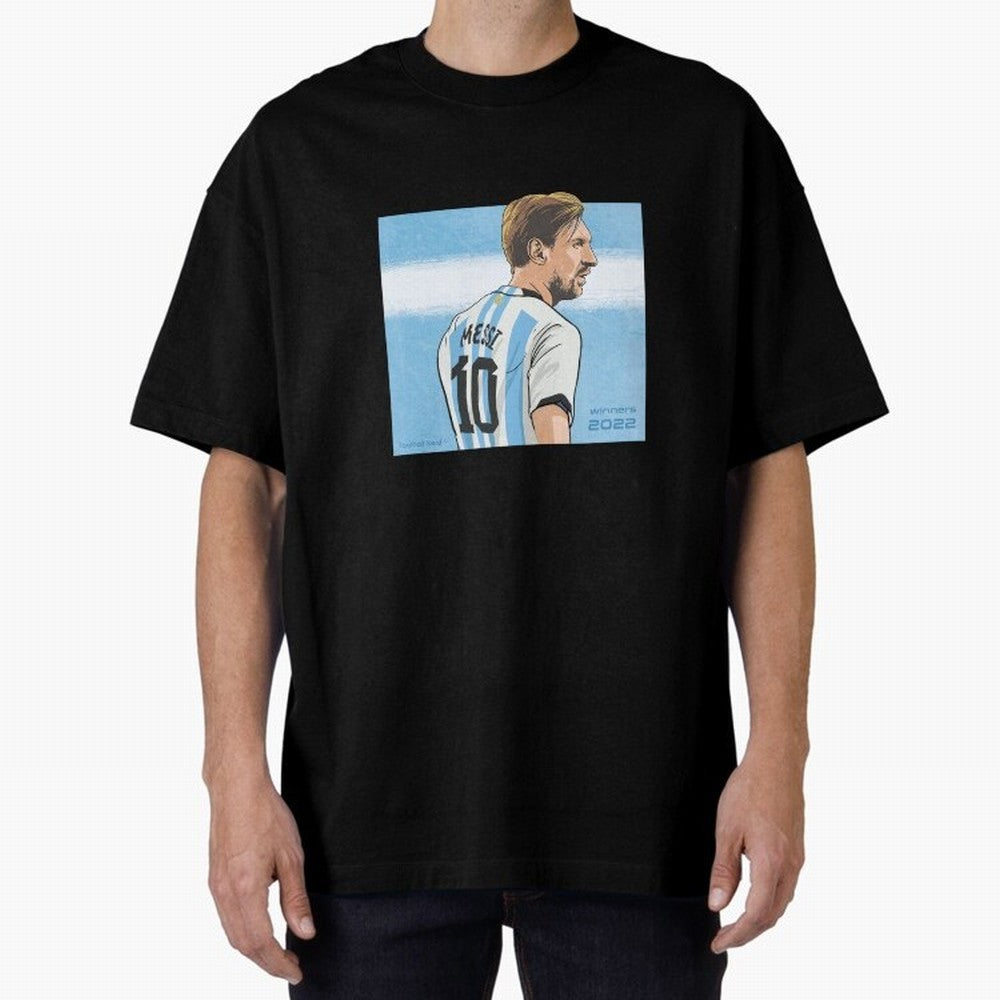 Messi Argentina's Qatar 2022 Hero Classic T-Shirt Support Iconic Players in Match Day Hype around FIFA World Cup 2026 Group Stage, Mbappe, Argentina, Classic Soccer Heritage, Championship Pressure, Fan Loyalty and International Pride; Perfect for