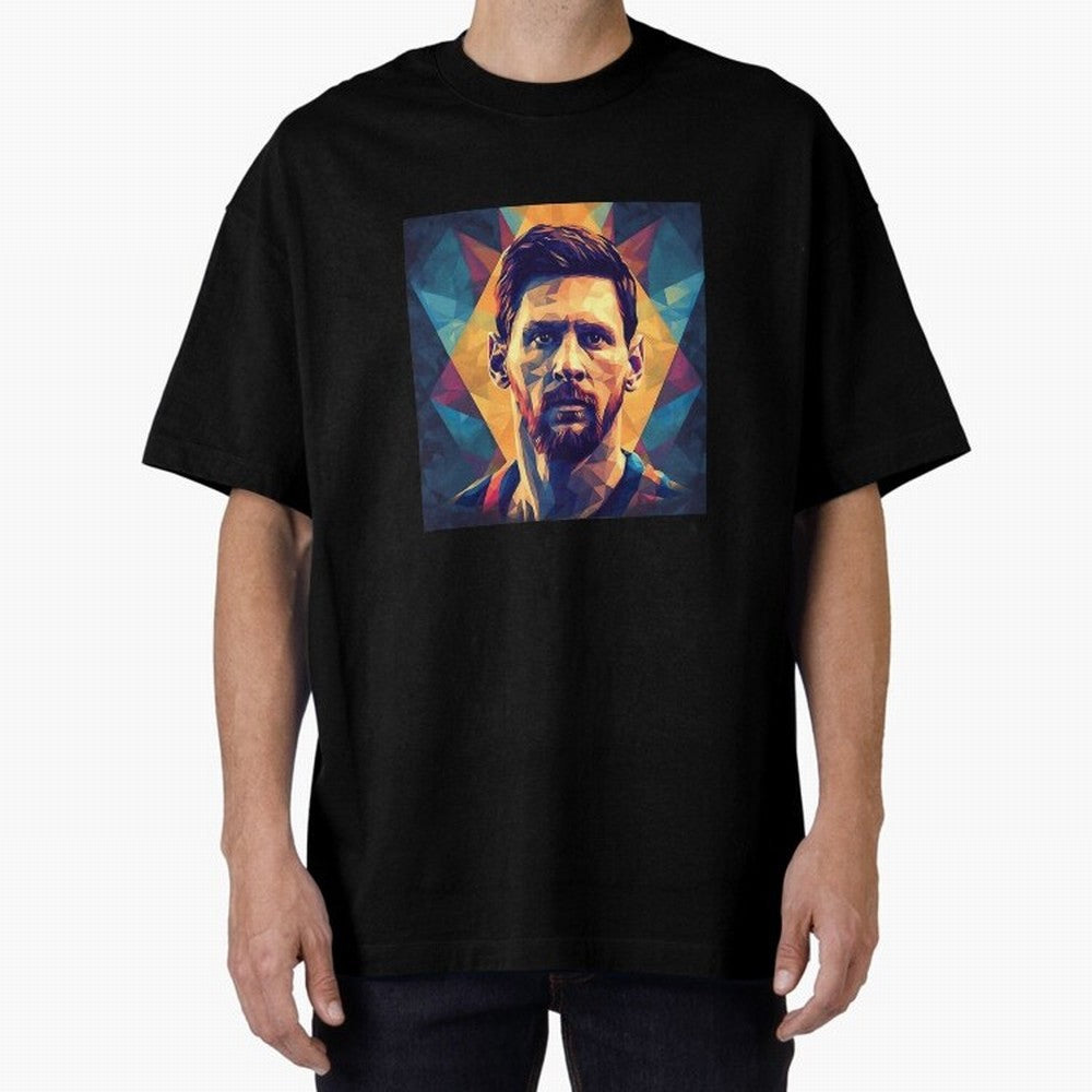 Lionel Messi Portrait Vector Classic T-Shirt Celebrate National Team Dreams in FIFA World Cup 2026 Group Stage Spirit, with Netherlands, CR7 and Messi, Supporter Pride, Iconic Celebrations, Legendary Names and Global Match Day Energy; Built for