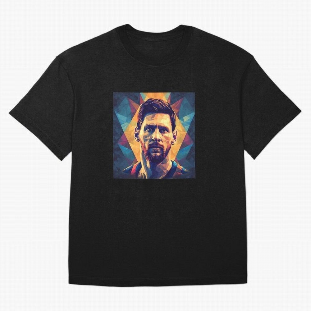 Lionel Messi Portrait Vector Classic T-Shirt Celebrate National Team Dreams in FIFA World Cup 2026 Group Stage Spirit, with Netherlands, CR7 and Messi, Supporter Pride, Iconic Celebrations, Legendary Names and Global Match Day Energy; Built for