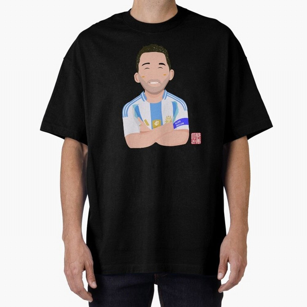 Lionel Messi Classic T-Shirt Represent FIFA World Cup 2026 Spirit, Highlighting Argentina and Brazil, Messi, CR7 and Mbappe, Vintage Soccer Flavor, Modern Football Stars, National Flags and Final Night Emotion; Made for Die Hard Supporters, Soccer