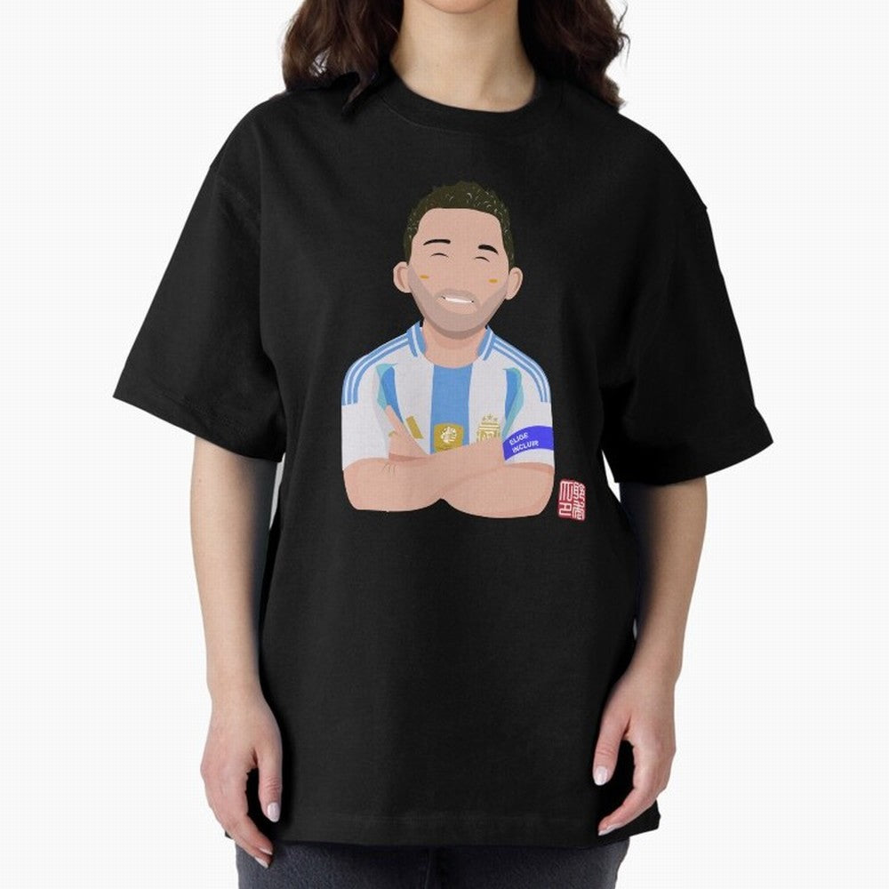 Lionel Messi Classic T-Shirt Represent FIFA World Cup 2026 Spirit, Highlighting Argentina and Brazil, Messi, CR7 and Mbappe, Vintage Soccer Flavor, Modern Football Stars, National Flags and Final Night Emotion; Made for Die Hard Supporters, Soccer