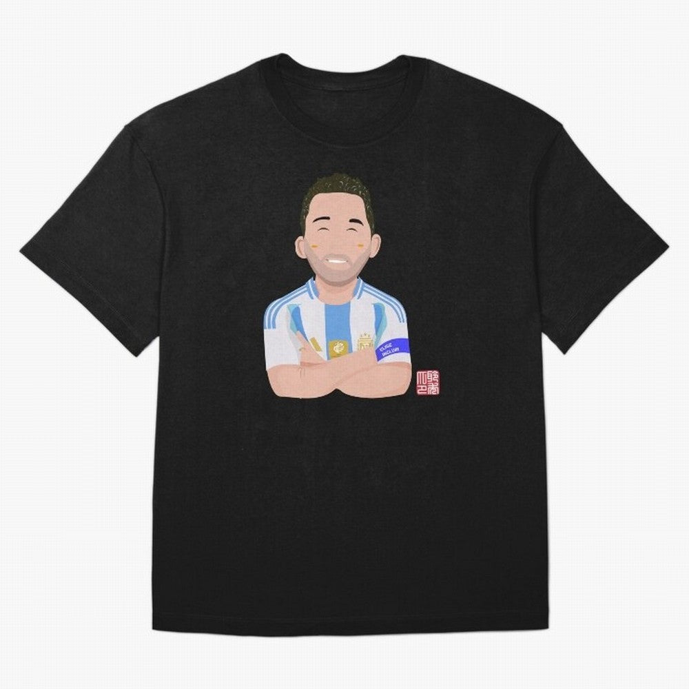 Lionel Messi Classic T-Shirt Represent FIFA World Cup 2026 Spirit, Highlighting Argentina and Brazil, Messi, CR7 and Mbappe, Vintage Soccer Flavor, Modern Football Stars, National Flags and Final Night Emotion; Made for Die Hard Supporters, Soccer
