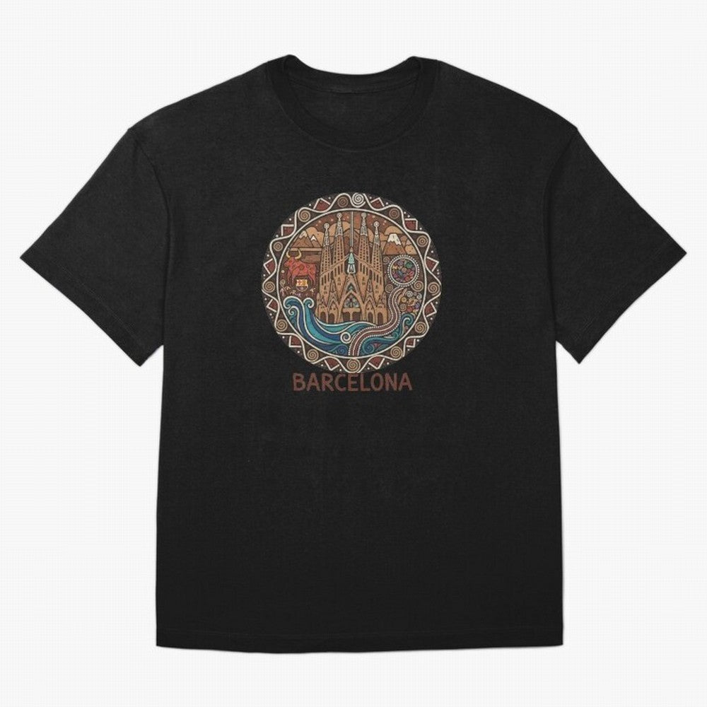 BARCELONA Oversized T-Shirt Enjoy FIFA World Cup 2026 Group Stage Spirit, Celebrating France, Cristiano Ronaldo, Haaland and CR7, Soccer Culture, Superstar Moments, National Team Dreams and Competitive Fire; Perfect for Fans, Collectors, Family