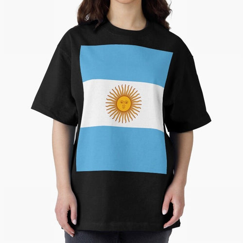 Argentina Oversized T-Shirt Showcase FIFA World Cup 2026 Capturing Cristiano Ronaldo, Haaland and CR7, Portugal Energy, Champion Mindset, Group Stage Buzz, Knockout Tension and Passionate Fan Culture; Great for Watch Parties, Sports Bars, Family