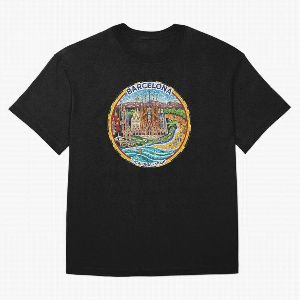BARCELONA Oversized T-Shirt Represent Football Lovers during FIFA World Cup 2026 USA Canada Mexico Spirit, Inspired by Argentina, France and Brazil, Neymar, Classic Soccer Heritage, Championship Pressure, Fan Loyalty and International Pride; Built