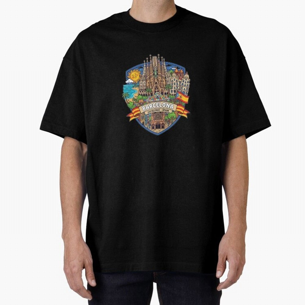 BARCELONA Classic T-Shirt Honor Champions and Dreams in FIFA World Cup 2026 Celebrating Messi, CR7 and Mbappe, France and Portugal Energy, Goal Celebration Energy, Supporter Heritage, Football Icons and Worldwide Tournament Joy; Created for Match