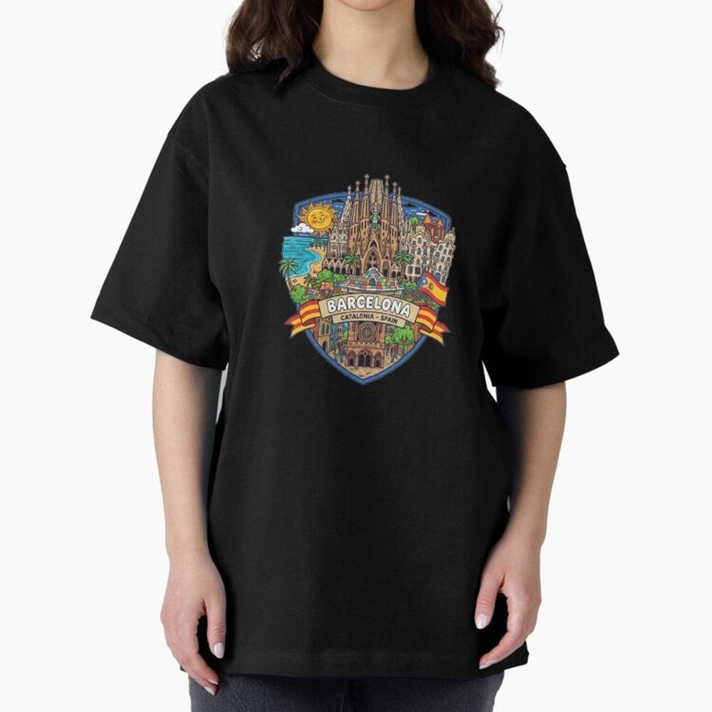 BARCELONA Classic T-Shirt Honor Champions and Dreams in FIFA World Cup 2026 Celebrating Messi, CR7 and Mbappe, France and Portugal Energy, Goal Celebration Energy, Supporter Heritage, Football Icons and Worldwide Tournament Joy; Created for Match