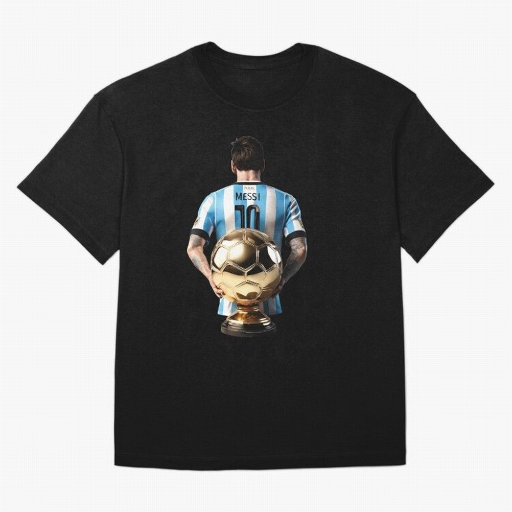 Soccer football lionel messi Barcellona Argentina illustration Oversized T-Shirt Represent Football Lovers during Match Day Hype around FIFA World Cup 2026 Group Stage, Neymar, Haaland and Cristiano Ronaldo, Netherlands, Football Festival