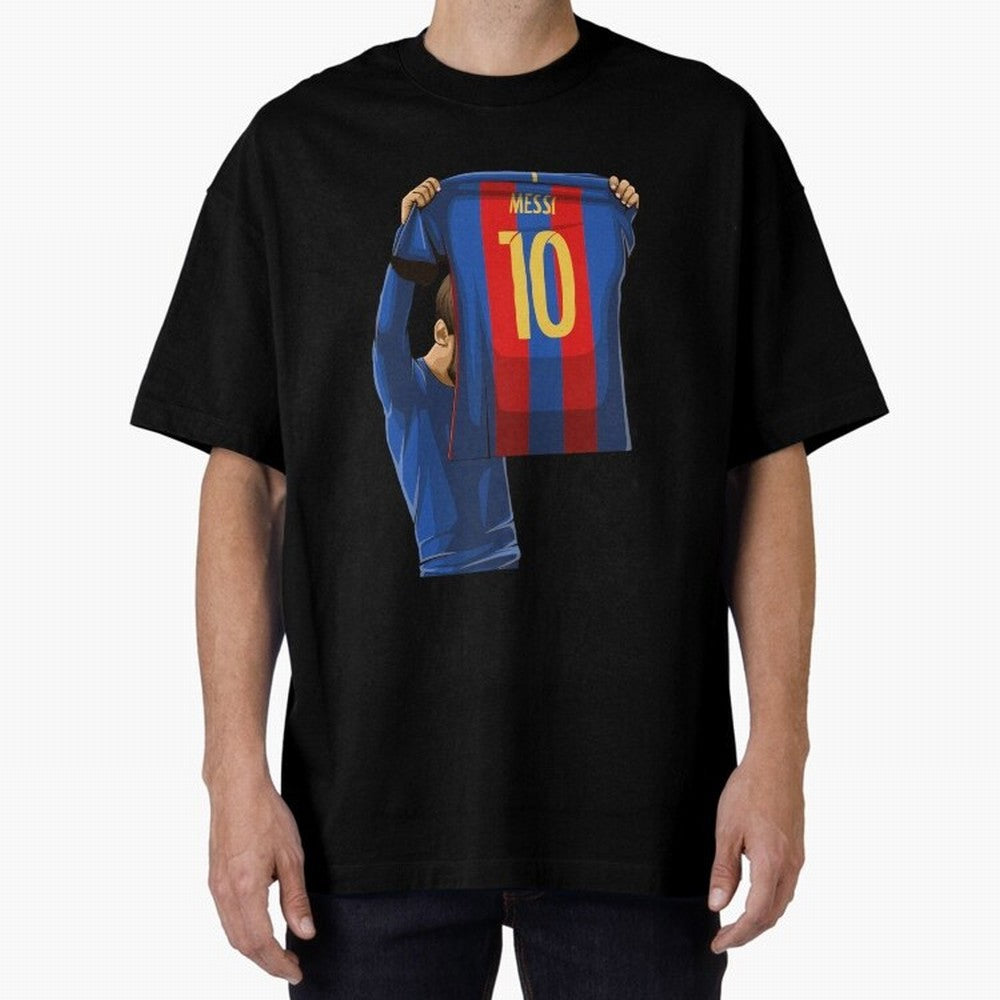 Lionel Messi Oversized T-Shirt Remember FIFA World Cup 2026 USA Canada Mexico for Fans of Haaland and Mbappe and Argentina, France and Brazil, Bringing Global Supporter Spirit, Legendary Goals, National Colors and Tournament Celebration; Perfect