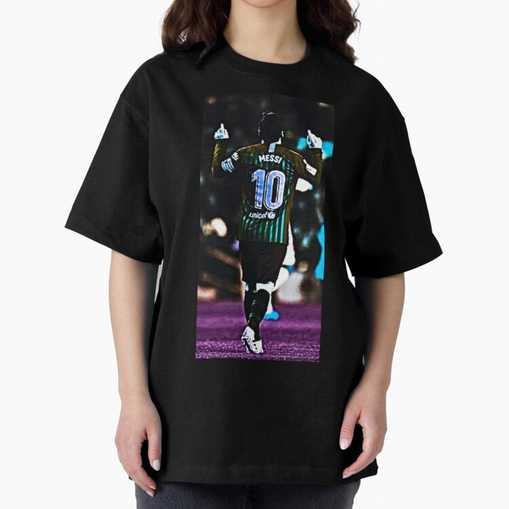 Lionel Messi Oversized T-Shirt Treasure FIFA World Cup 2026 Group Stage Featuring Messi, Neymar and Mbappe, Germany Energy, Match Day Excitement, Supporter Culture, Golden Goals and Global Football Passion; Ideal for Passionate Fans Who Love