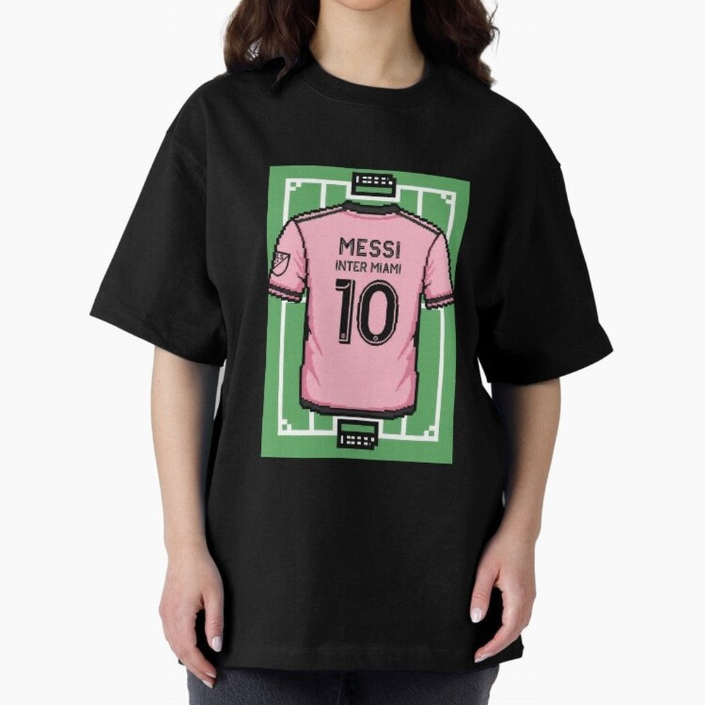 Leo Messi Inter Miami 8-Bit Soccer Football Classic T-Shirt Bring Stadium Energy to Global Football Passion for FIFA World Cup 2026 USA Canada Mexico, Made for Messi, Neymar and Mbappe, Netherlands, Goal Celebration Energy, Supporter Heritage,