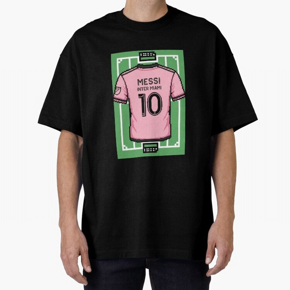 Leo Messi Inter Miami 8-Bit Soccer Football Classic T-Shirt Bring Stadium Energy to Global Football Passion for FIFA World Cup 2026 USA Canada Mexico, Made for Messi, Neymar and Mbappe, Netherlands, Goal Celebration Energy, Supporter Heritage,