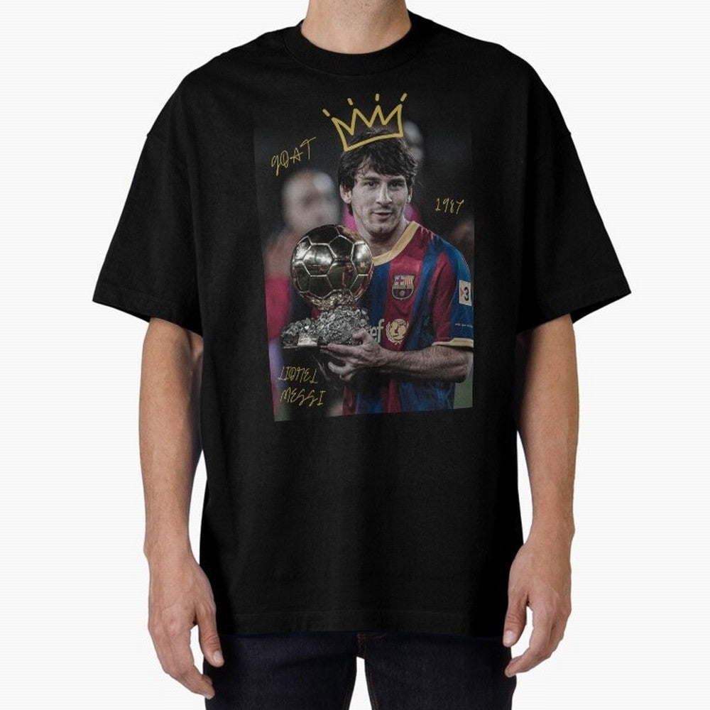 Lionel Messi - GOAT Classic T-Shirt Celebrate Fan Favorites in FIFA World Cup 2026 Spirit, Featuring Portugal, Spain and Germany, Messi and Cristiano Ronaldo, Sports Nostalgia, International Competition, Famous Players and Unforgettable Victories;