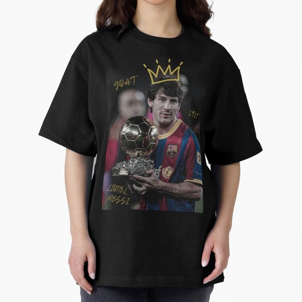 Lionel Messi - GOAT Classic T-Shirt Celebrate Fan Favorites in FIFA World Cup 2026 Spirit, Featuring Portugal, Spain and Germany, Messi and Cristiano Ronaldo, Sports Nostalgia, International Competition, Famous Players and Unforgettable Victories;