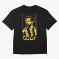 Lionel Messi Golden Style Portrait art illustration Classic T-Shirt Honor the Football Icons of FIFA World Cup 2026 Group Stage Spirit, Featuring Spain and Netherlands, Messi, Neymar and Mbappe, Football Passion, Legendary Performances, Festival