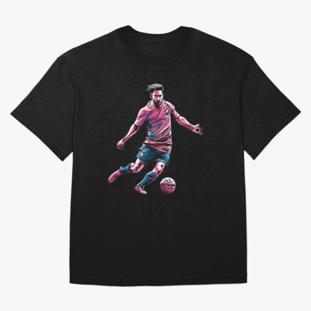 Lionel Messi watercolor drawing Classic T-Shirt Live for the Drama of FIFA World Cup 2026 Group Stage Spirit, Inspired by France and Portugal, Messi, Neymar and Mbappe, Soccer Culture, Superstar Moments, National Team Dreams and Competitive Fire;