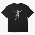 The GOAT | Anime style Classic T-Shirt Stand Proud for Global Football Passion for FIFA World Cup 2026 Group Stage, Centered on Mbappe and Neymar, Germany, Soccer Culture, Superstar Moments, National Team Dreams and Competitive Fire; Perfect for