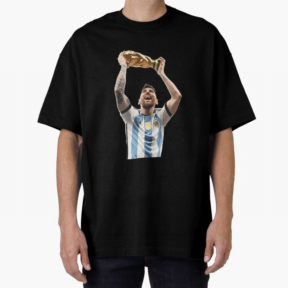 Lionel Messi Lifting The World Cup Essential T-Shirt Bring Supporter Culture to FIFA World Cup 2026 USA Canada Mexico Spirit, Made for Netherlands, Messi, Stadium Chants, National Pride, Trophy Dreams and Unforgettable Football Memories; Great for