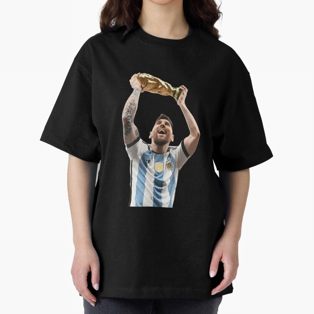 Lionel Messi Lifting The World Cup Essential T-Shirt Bring Supporter Culture to FIFA World Cup 2026 USA Canada Mexico Spirit, Made for Netherlands, Messi, Stadium Chants, National Pride, Trophy Dreams and Unforgettable Football Memories; Great for