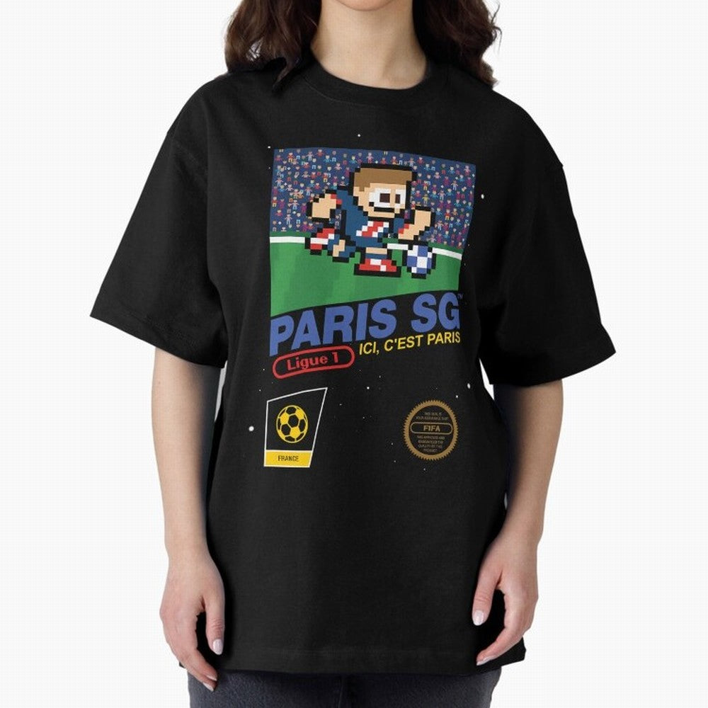 Paris SG v2 8bit Football Essential T-Shirt Celebrate Global Passion for Global Football Passion for FIFA World Cup 2026 USA Canada Mexico, with Haaland, Spain, Football Festival Excitement, Trophy Ambitions, Country Rivalries and Star Player Buzz;