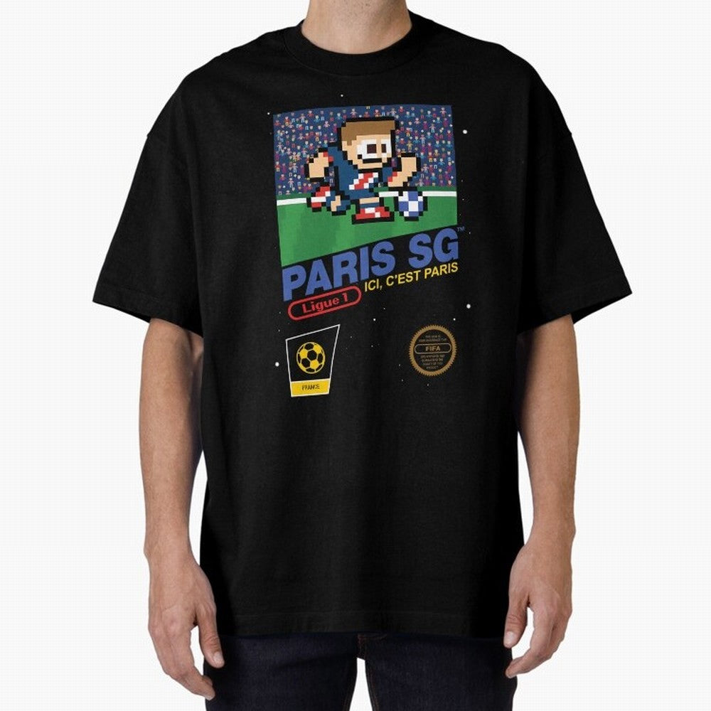 Paris SG v2 8bit Football Essential T-Shirt Celebrate Global Passion for Global Football Passion for FIFA World Cup 2026 USA Canada Mexico, with Haaland, Spain, Football Festival Excitement, Trophy Ambitions, Country Rivalries and Star Player Buzz;