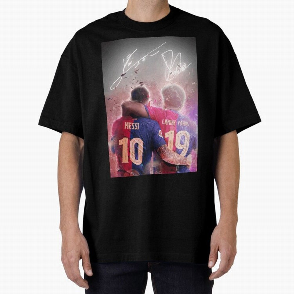 Messi The GOAT Oversized T-Shirt Honor the Football Icons of FIFA World Cup 2026 for Fans of Messi and Portugal, Bringing Fan Favorite Moments, National Team Passion, Big Match Drama and Soccer History; Ideal for Football Dads, Football Moms,