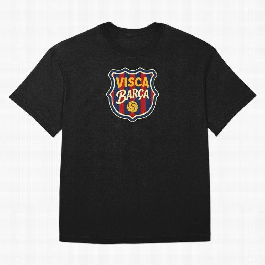 BAR-CE-LON-A Logo FC Merchandise Classic T-Shirt Create FIFA World Cup 2026 Spirit, Celebrating Portugal, Spain and Germany, CR7, Worldwide Fan Energy, Dramatic Goals, Stadium Lights and Championship Celebrations; Perfect for Fans, Collectors,