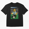Block Leo Oversized T-Shirt Feel the Trophy Chase of Match Day Hype around FIFA World Cup 2026, Neymar, Haaland and Cristiano Ronaldo, Brazil, Goal Celebration Energy, Supporter Heritage, Football Icons and Worldwide Tournament Joy; Made for Die