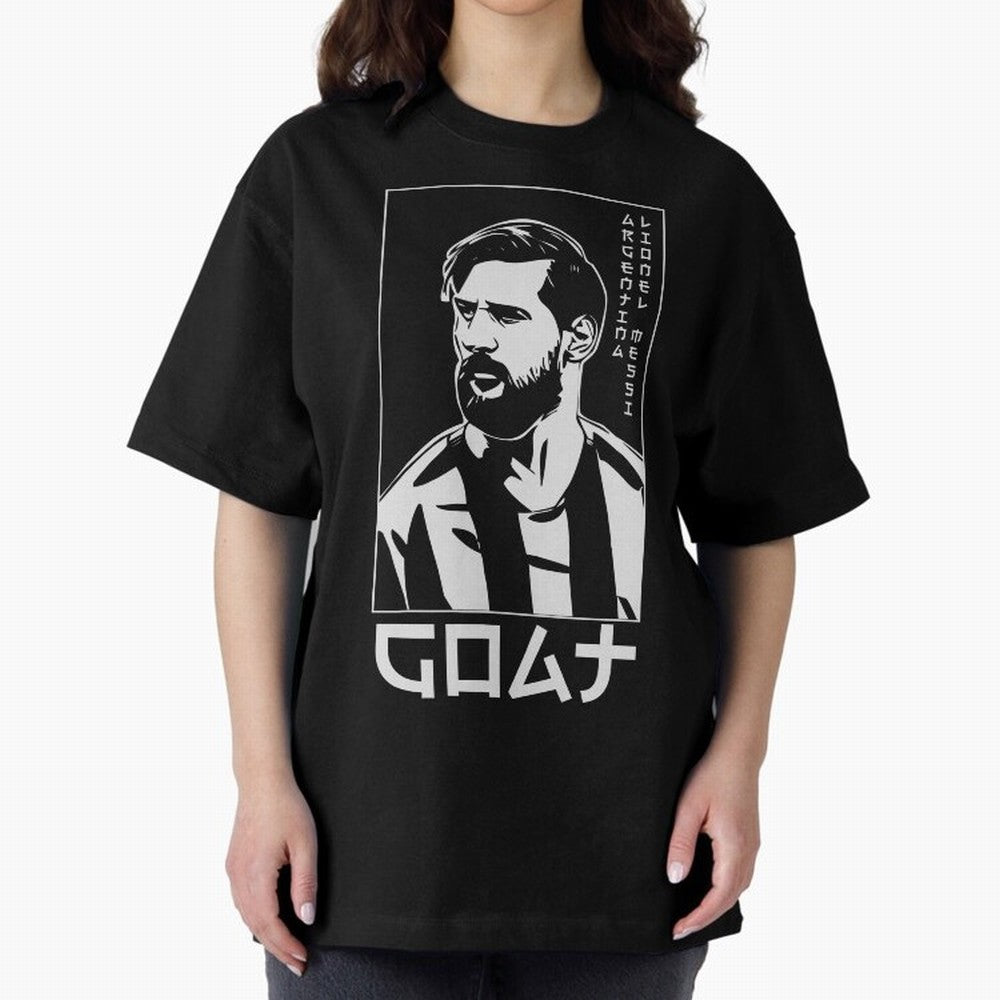 Lionel Messi Japanese Style Portrait art illustration Classic T-Shirt Celebrate National Team Dreams in the FIFA World Cup 2026 Group Stage Journey through CR7 and Messi Highlights, England and Germany Pride, Champion Mindset, Group Stage Buzz,