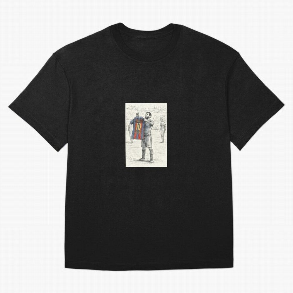 Lionel Messi Iconic Celebration Urban Sketch Classic T-Shirt Bring Supporter Culture to the FIFA World Cup 2026 USA Canada Mexico Journey through Messi, CR7 and Mbappe Highlights, Netherlands Pride, Soccer Culture, Superstar Moments, National Team
