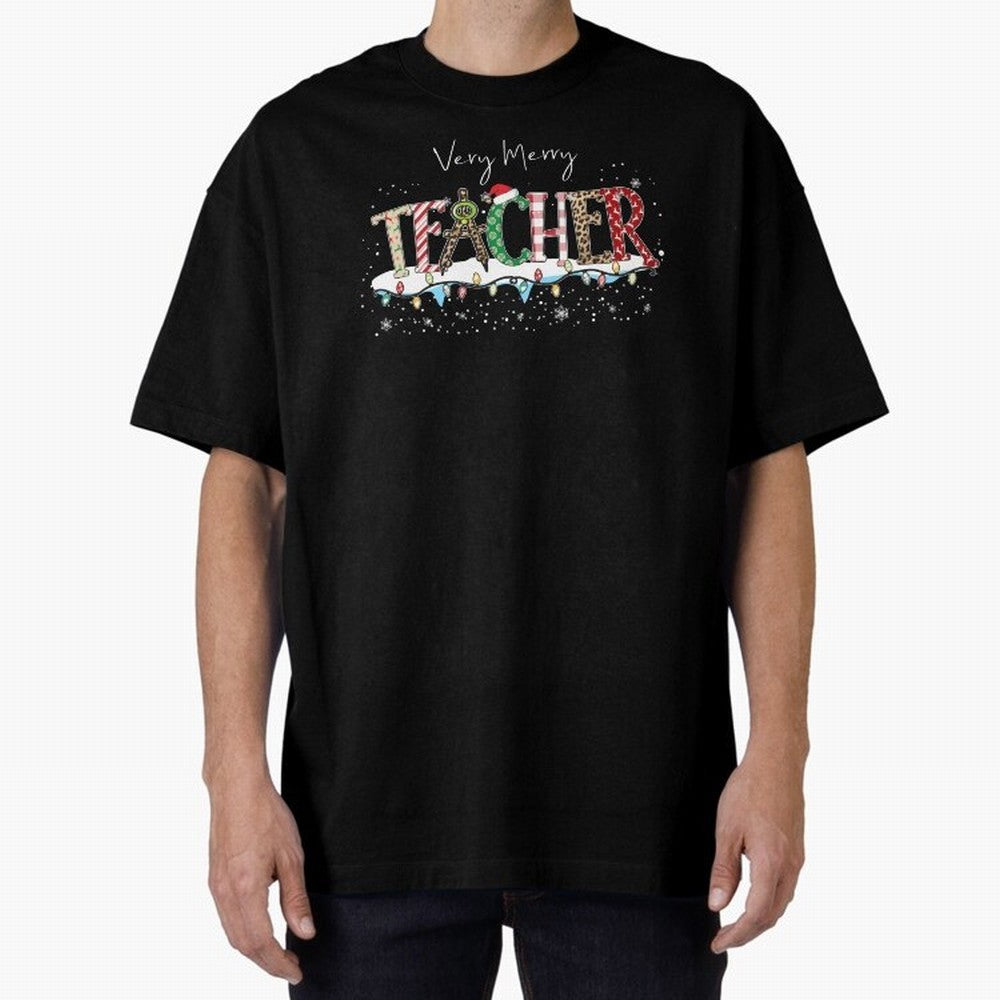 Christmas Teacher Tee, Teacher Holiday Classic T-Shirt Celebrate the Road through FIFA World Cup 2026 with Haaland and Mbappe, Argentina, France and Brazil Energy, Vintage Soccer Flavor, Modern Football Stars, National Flags and Final Night