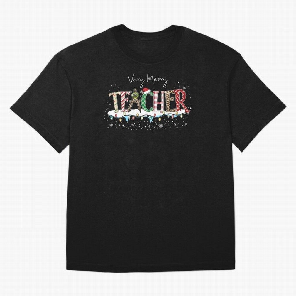 Christmas Teacher Tee, Teacher Holiday Classic T-Shirt Celebrate the Road through FIFA World Cup 2026 with Haaland and Mbappe, Argentina, France and Brazil Energy, Vintage Soccer Flavor, Modern Football Stars, National Flags and Final Night