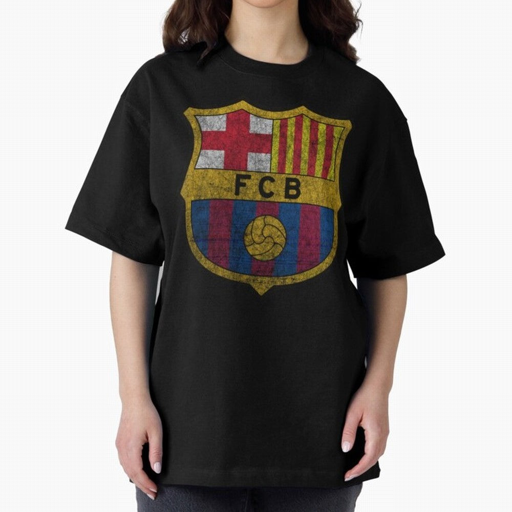 fc barcelona Oversized T-Shirt Refresh FIFA World Cup 2026 USA Canada Mexico with Haaland, Argentina and Brazil Energy, Champion Mindset, Group Stage Buzz, Knockout Tension and Passionate Fan Culture; Perfect for Supporters Who Want Bold Football