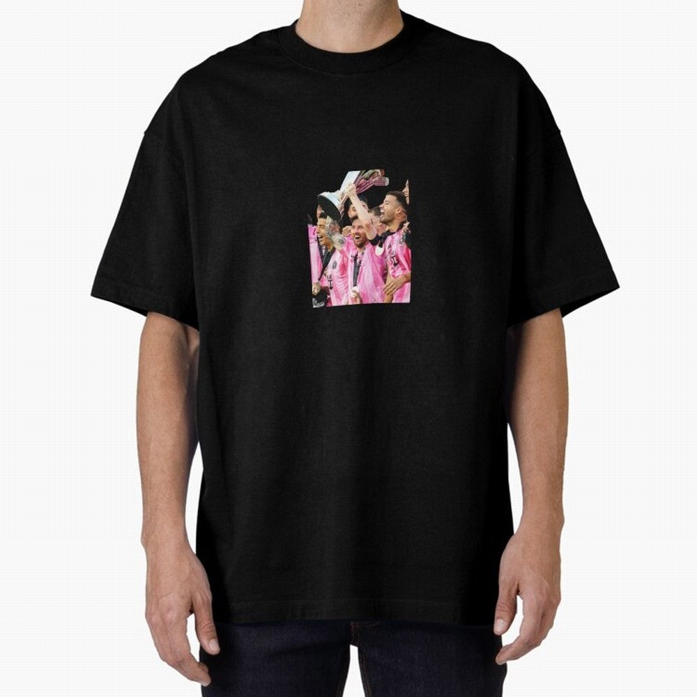 Inter Miami MLS Oversized T-Shirt Keep the Match Day Mood of Global Football Passion for FIFA World Cup 2026, Built around Haaland and Mbappe, England and Germany, Championship Spirit, Famous Goals, Roaring Crowds and International Football Unity;