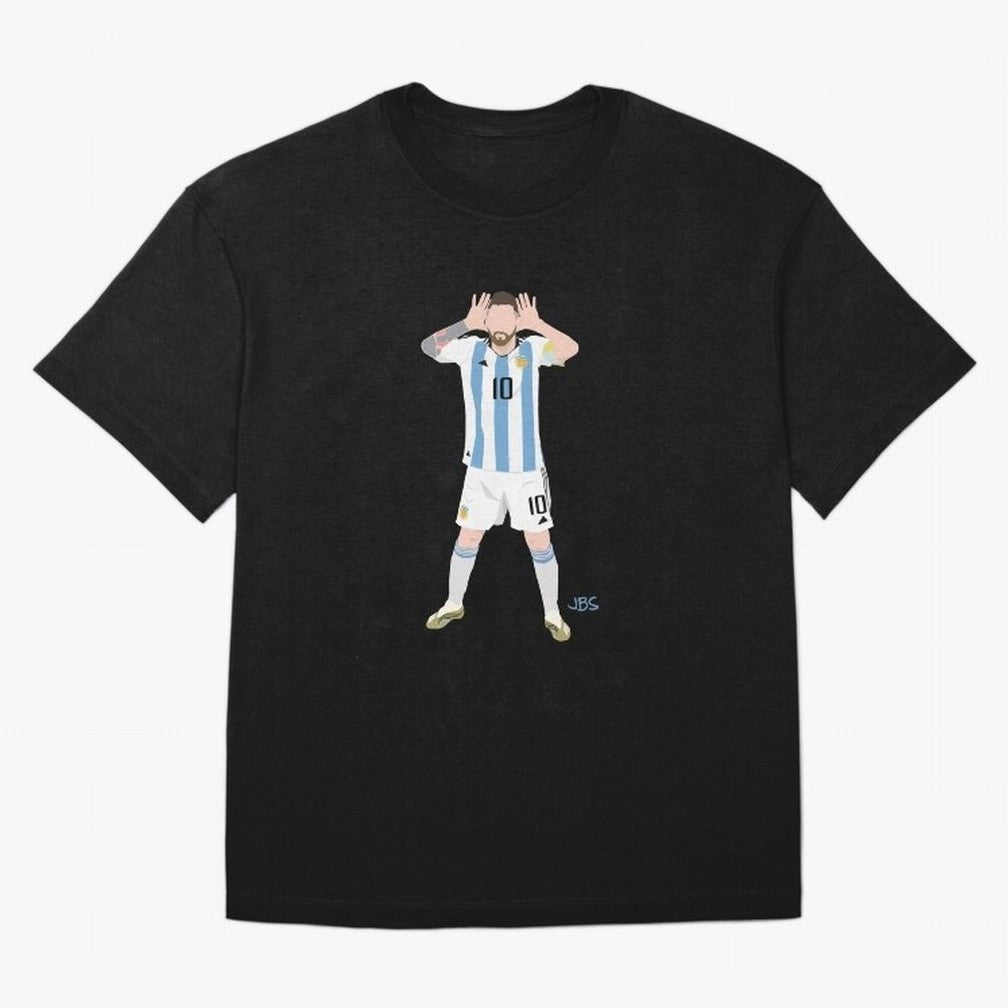 Lionel Messi celebrates against the Netherlands Classic T-Shirt Fuel Global Football Passion for FIFA World Cup 2026 Group Stage, Inspired by Neymar, France and Portugal, Goal Celebration Energy, Supporter Heritage, Football Icons and Worldwide