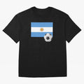 Flag of Argentina with a Football Oversized T-Shirt Carry the FIFA World Cup 2026 Group Stage Journey through Mbappe and Neymar Highlights, France Pride, Champion Mindset, Group Stage Buzz, Knockout Tension and Passionate Fan Culture; Perfect for