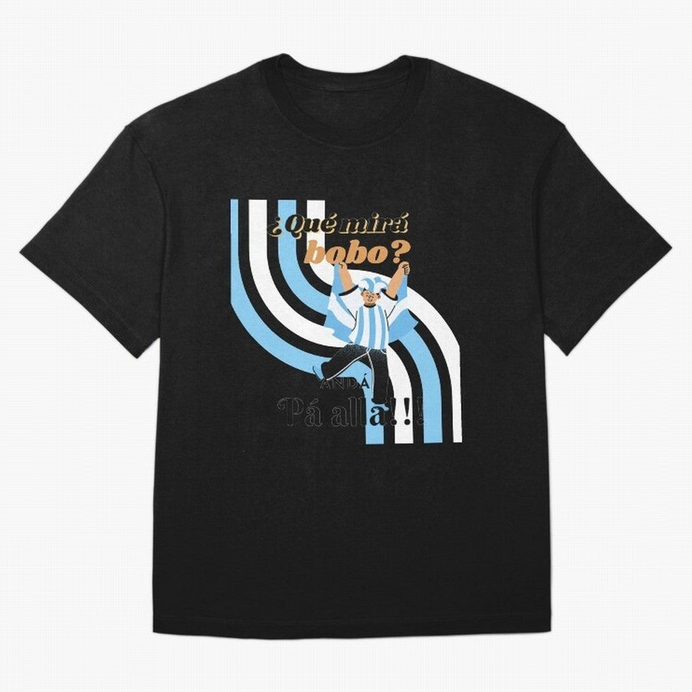 Vintage Messi Argentina Que Mira Bobo Classic T-Shirt Cheer for Global Football Passion for FIFA World Cup 2026, Highlighting Messi, Neymar and Mbappe, England and Germany, Championship Spirit, Famous Goals, Roaring Crowds and International