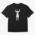 Lionel Messi minimalist sketch Oversized T-Shirt Follow the Road to FIFA World Cup 2026 USA Canada Mexico with Messi, Neymar and Mbappe, England and Germany Energy, Championship Spirit, Famous Goals, Roaring Crowds and International Football Unity;