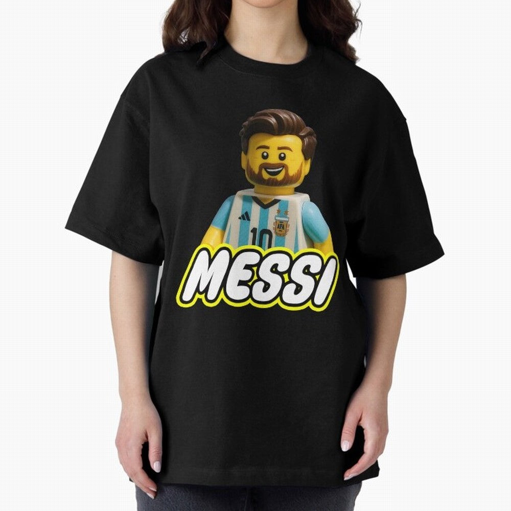 Block Leo Oversized T-Shirt Celebrate Classic Football Spirit in the FIFA World Cup 2026 USA Canada Mexico Journey through Neymar Highlights, Spain Pride, Champion Mindset, Group Stage Buzz, Knockout Tension and Passionate Fan Culture; Ideal for