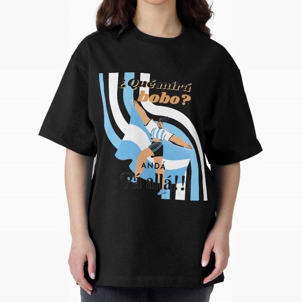 Vintage Messi Argentina Que Mira Classic T-Shirt Join the Global Buzz around Match Day Hype around FIFA World Cup 2026 Group Stage, Haaland, England, Vintage Soccer Flavor, Modern Football Stars, National Flags and Final Night Emotion; Ideal for