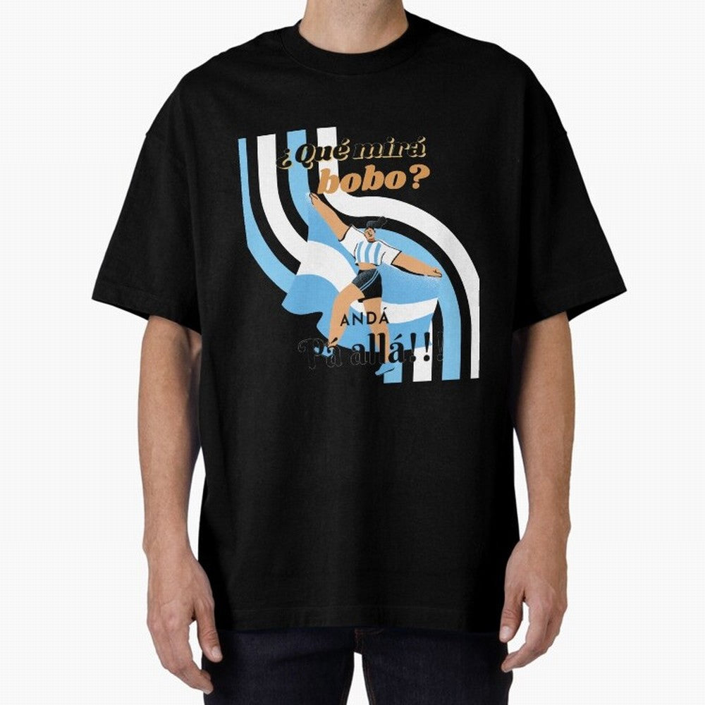 Vintage Messi Argentina Que Mira Classic T-Shirt Join the Global Buzz around Match Day Hype around FIFA World Cup 2026 Group Stage, Haaland, England, Vintage Soccer Flavor, Modern Football Stars, National Flags and Final Night Emotion; Ideal for