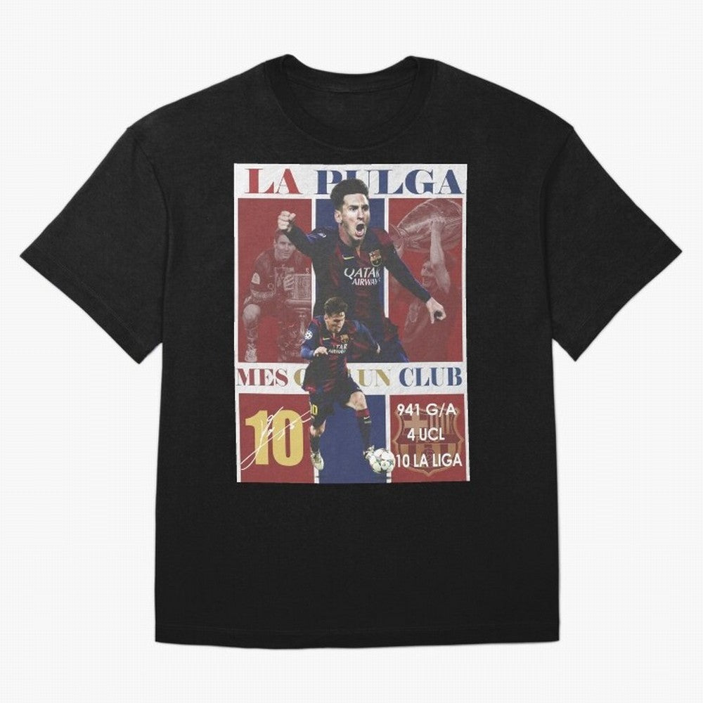 Lionel Messi 2015 Barcelona Poster- Iconic La Liga Hero Art Print Classic T-Shirt Fuel Your Fan Pride for Global Football Passion for FIFA World Cup 2026 USA Canada Mexico, Filled with CR7 and Messi, France and Portugal, Sports Nostalgia,