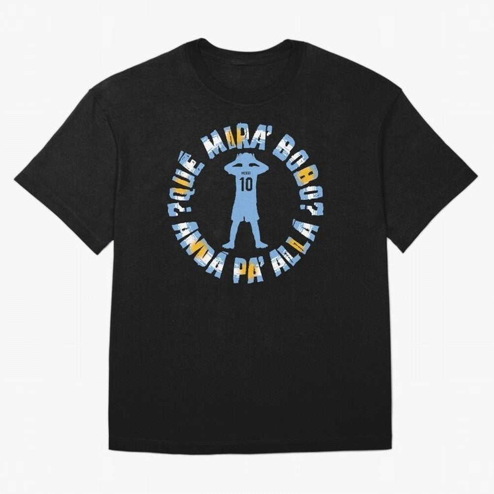 Que Mira, Bobo? - Messi Oversized T-Shirt Bring International Match Energy to FIFA World Cup 2026 Celebrating CR7, England Energy, Football History, Final Match Energy, Crowd Noise and Once in a Lifetime Moments; Made for Die Hard Supporters,
