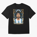 Lionel Messi Argentina Football Legend - Ornate Portrait Classic T-Shirt Live for the Drama of FIFA World Cup 2026 Filled with Messi, Argentina Energy, Fan Favorite Moments, National Team Passion, Big Match Drama and Soccer History; Perfect for