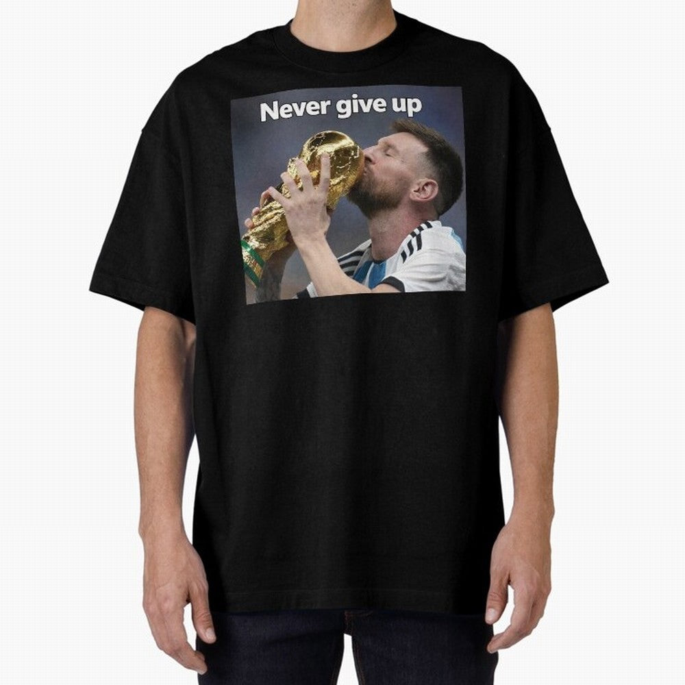 Messi Oversized T-Shirt Relive Legendary Nights from the FIFA World Cup 2026 USA Canada Mexico Journey through Messi Highlights, Brazil Pride, Match Day Excitement, Supporter Culture, Golden Goals and Global Football Passion; Built for Supporters