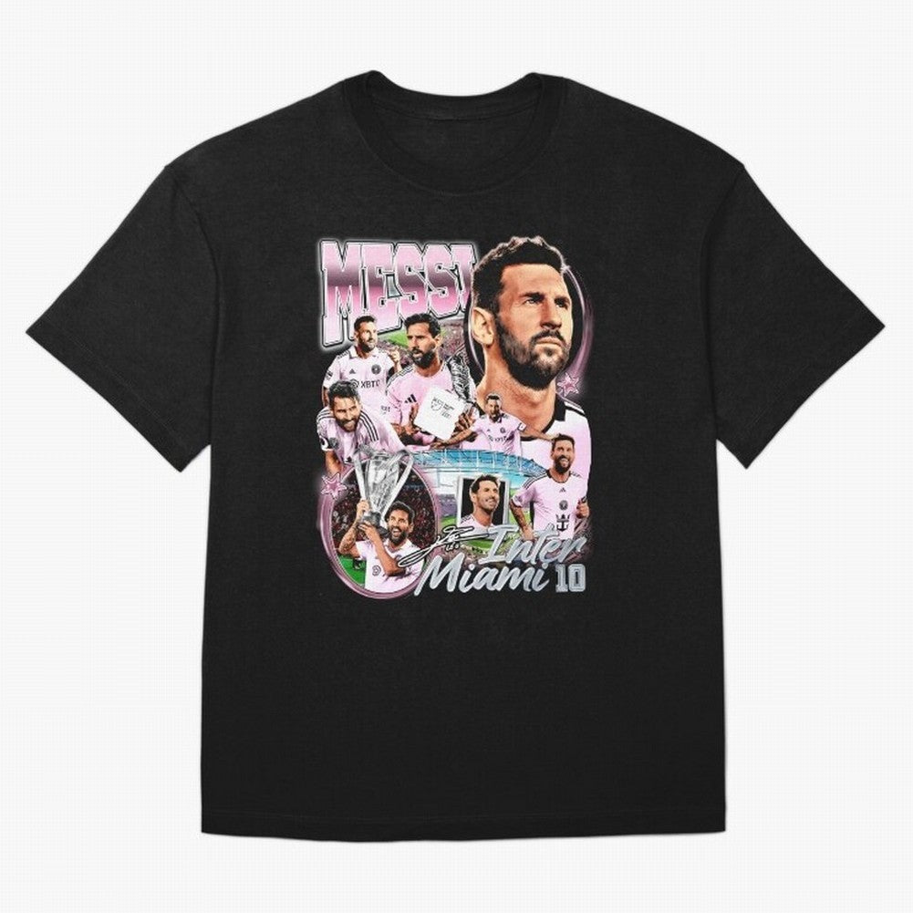 Lionel Messi Inter Miami Retro Vintage bootleg rap tee Classic T-Shirt Bring Global Tournament Vibes to FIFA World Cup 2026 Built around Messi, Neymar and Mbappe, Brazil, Portugal and Argentina Energy, Tournament Hype, Historic Matchups, Family